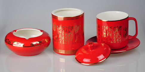 【?？?頭詩詞紅瓷茶具 茶道 中國千年文化】價格,廠家,圖片,茶具套裝,安徽?？筒Ａ髅笥邢挢熑喂?
